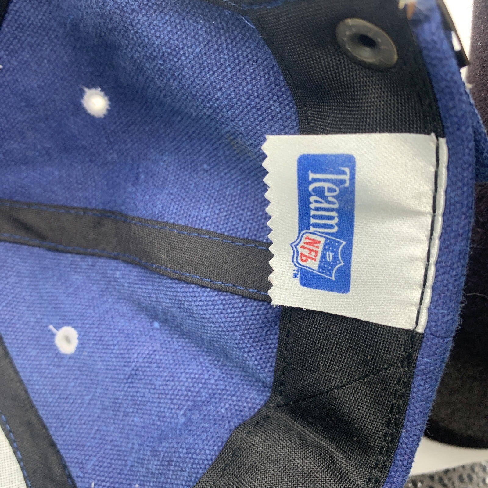 Vintage 1990s Dallas Cowboys NFL Team Rare Script Star EastPort Strapback Hat