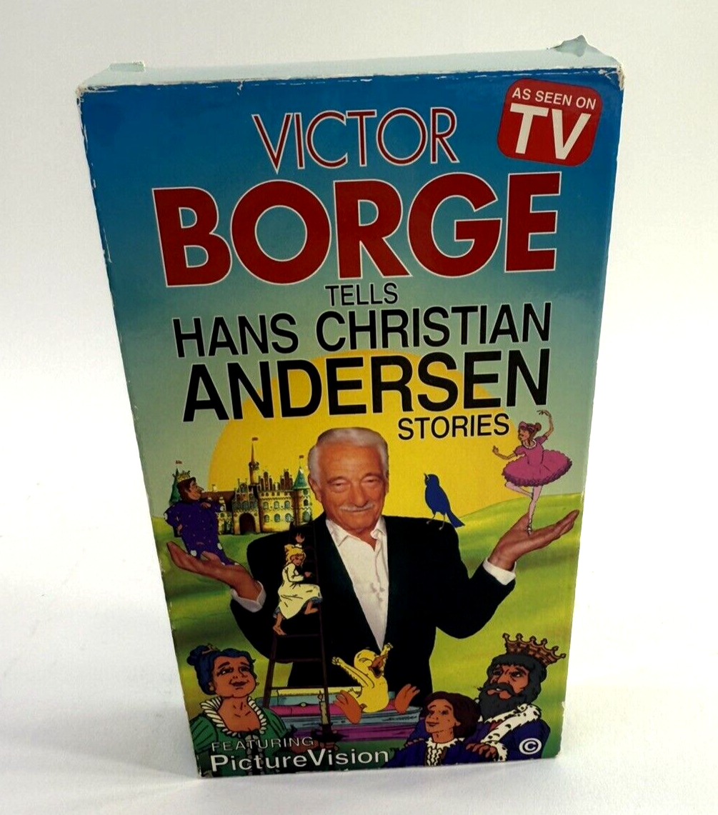 Victor Borge Tells Hans Christian Andersen Stories (VHS, 1992) Tested & Working