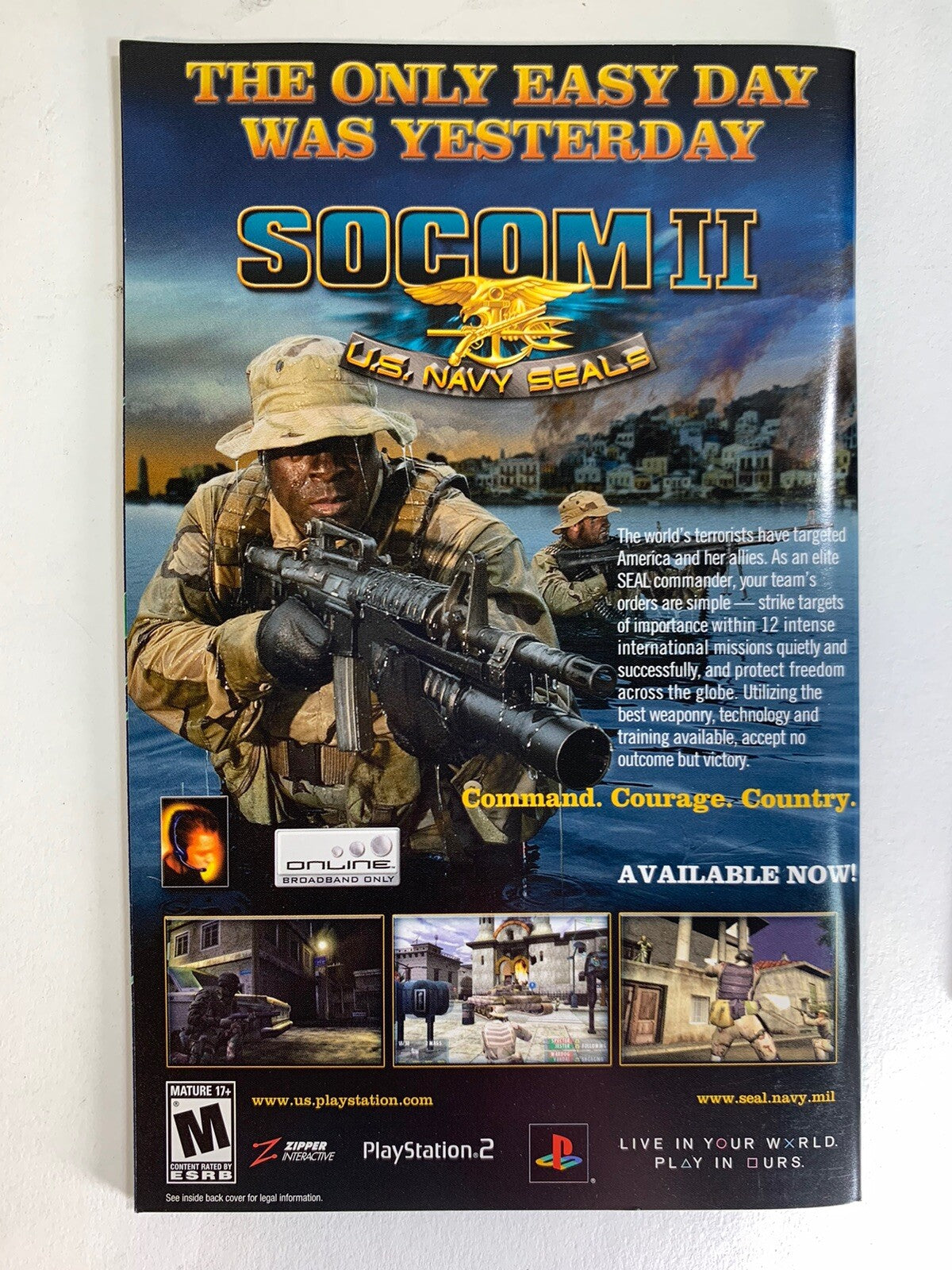 Syphon Filter: The Omega Strain (PlayStation 2, 2004) Game Case Manual Insert