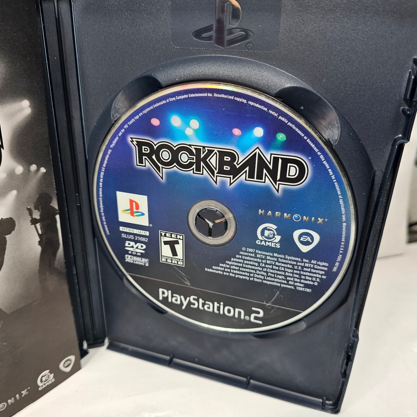 Rock Band Game (PlayStation 2, ) Game Case Manual CIB