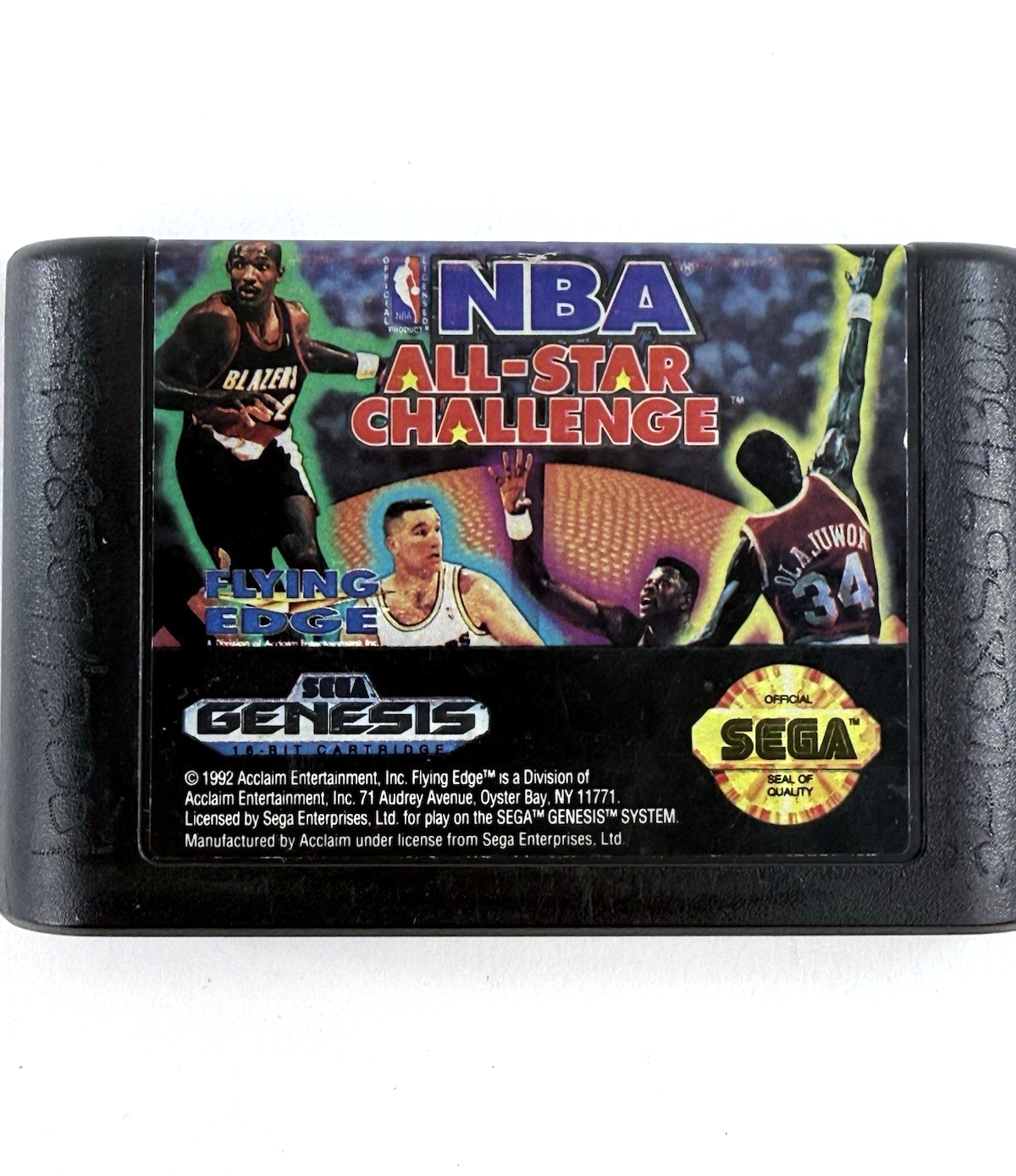 NBA All-Star Challenge (Sega Genesis, 1992) Game Cartridge - Tested