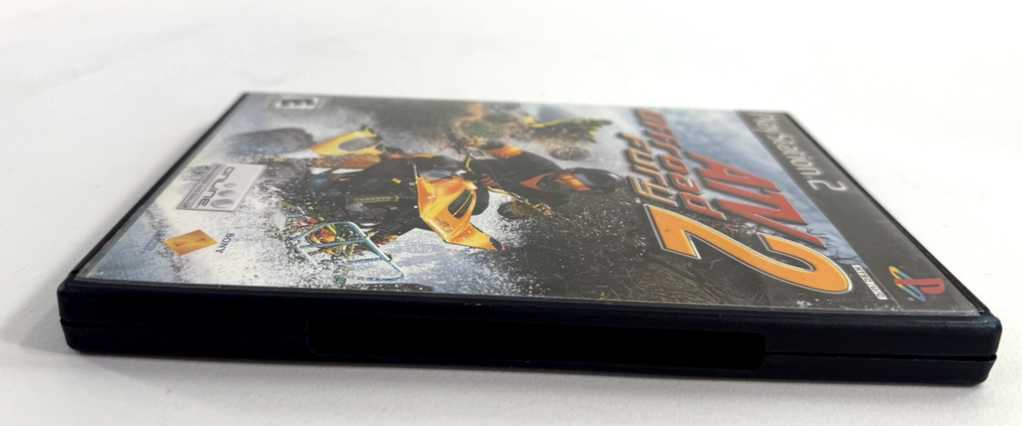 ATV Offroad Fury 2 (Sony PlayStation 2, 2002) Game and Case - Tested and Working