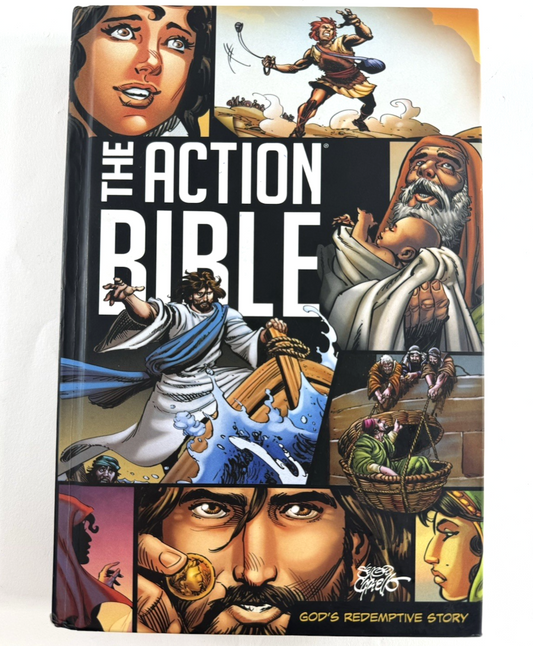 Action Bible: God's Redemptive Story by Doug Mauss (2020, Hardcover) First Ed.