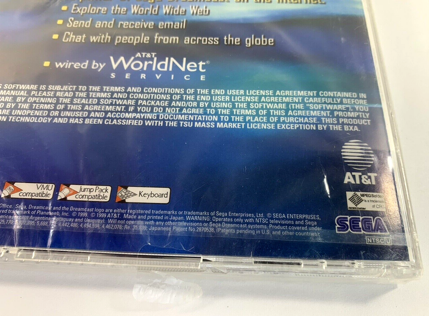 SEGA Dreamcast Web Browser (Sega Dreamcast, 1999) New, Sealed - Read