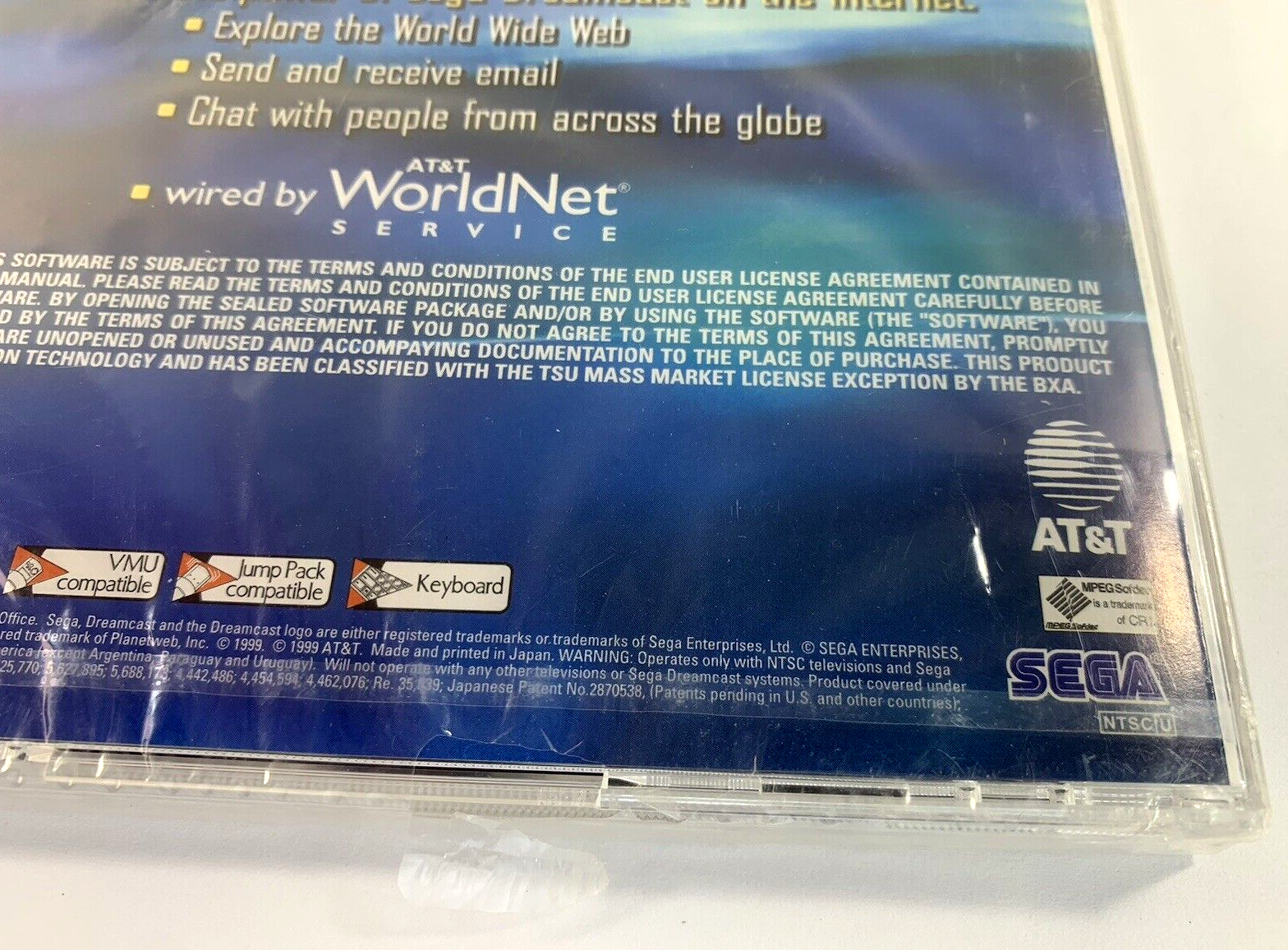 SEGA Dreamcast Web Browser (Sega Dreamcast, 1999) New, Sealed - Read