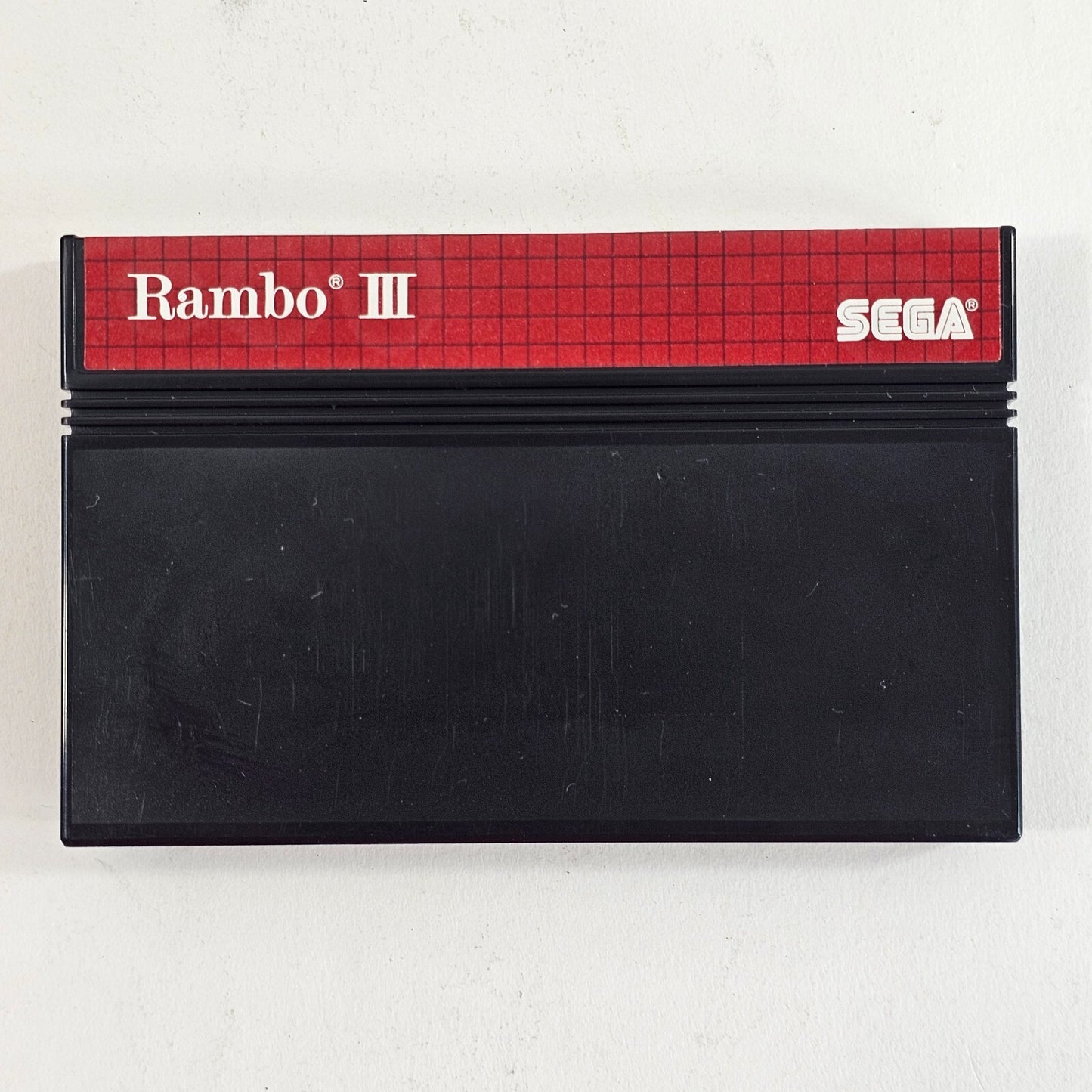 Rambo III (Sega Master System, 1988) Game Case Manual Poster - Tested
