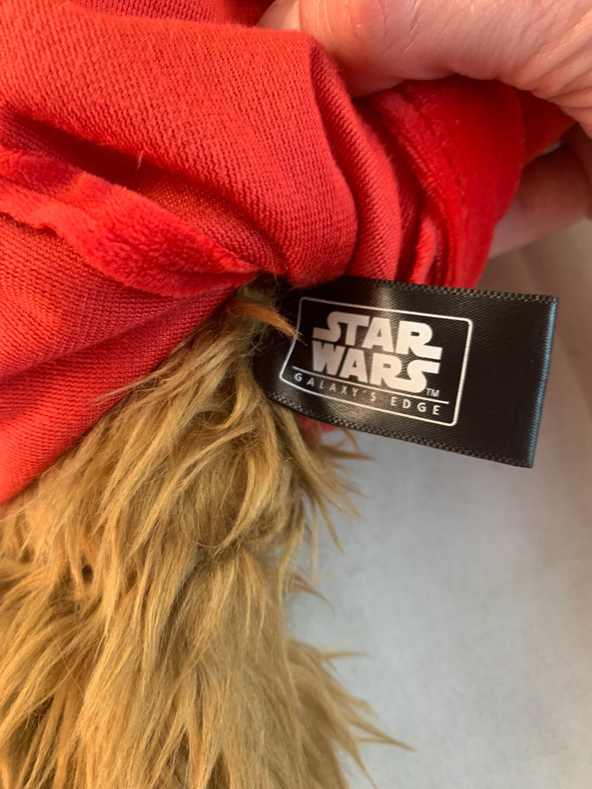 Disney Parks Star Wars Galaxy Edge Holiday Special Chewbacca Red Robe 12" Plush