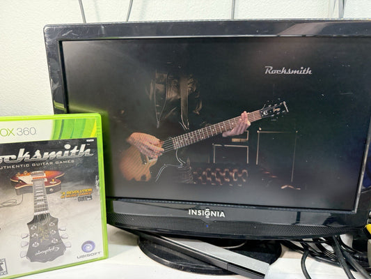 Rocksmith (Microsoft Xbox 360, 2011) Game Case Manual Insert - Tested