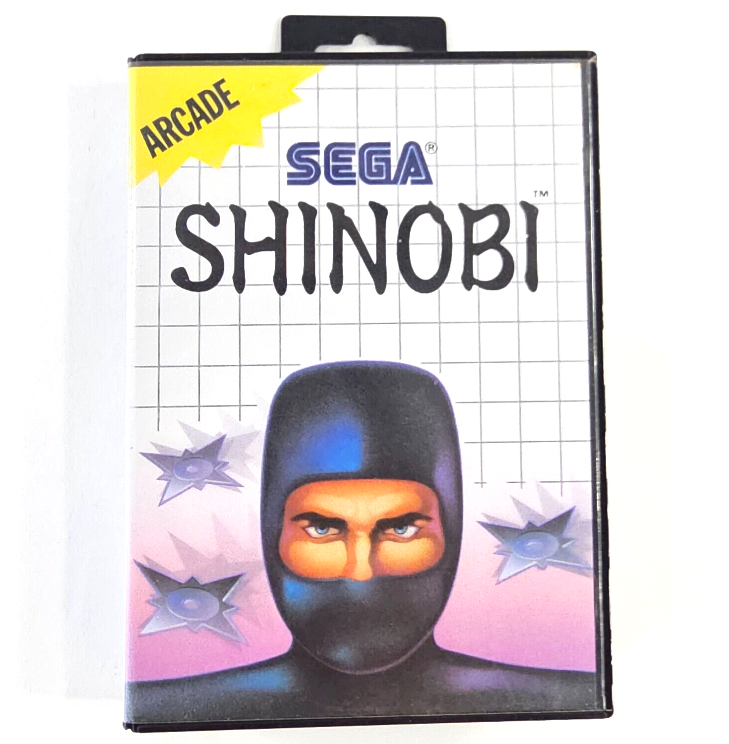Shinobi (Sega Master System, 1988) Game Case Manual - Tested and Working