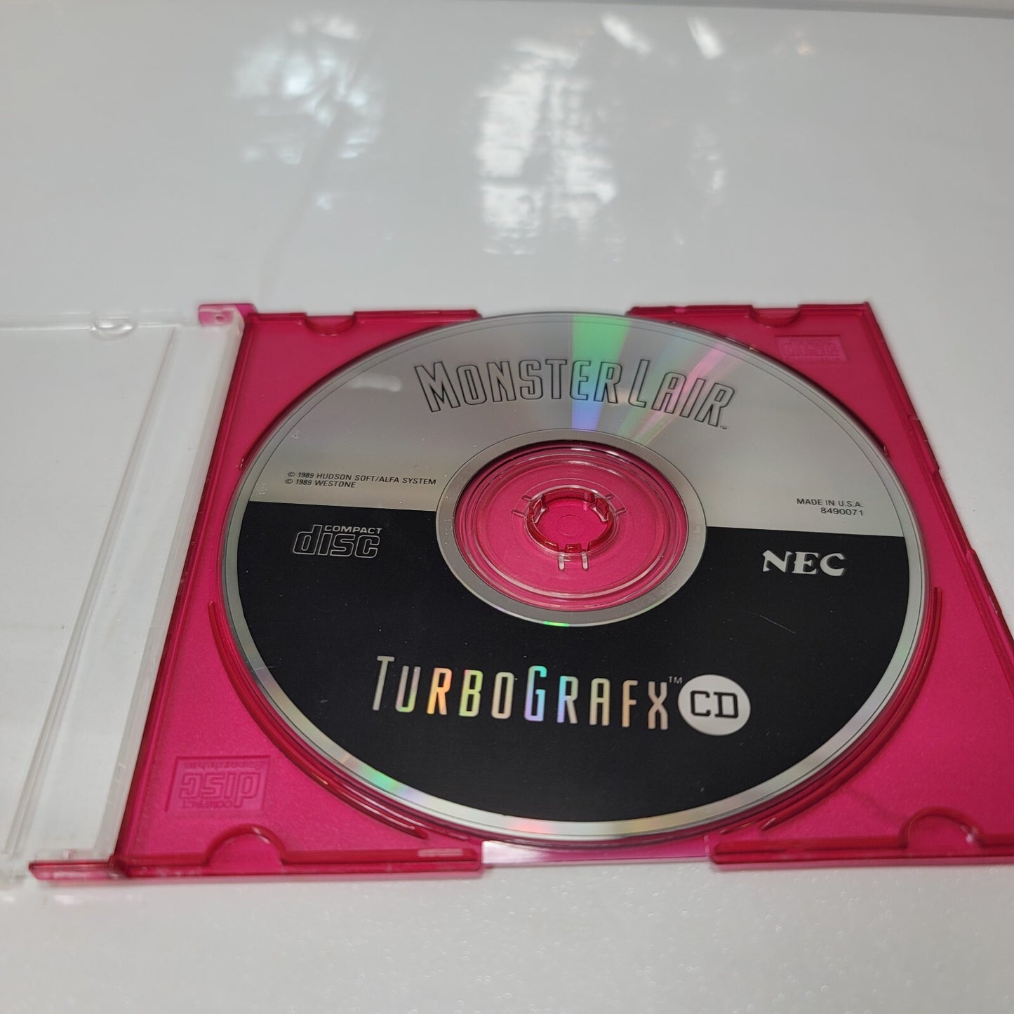Monster Lair (TurboGrafx-CD, 1989) Authentic Game Disc Only