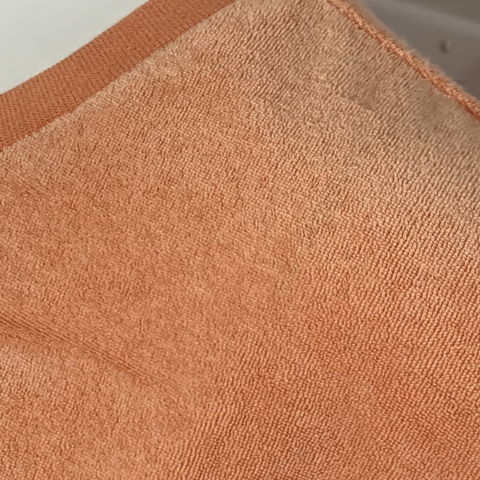 Nike Retro Femme Velour Terry Women's Medium Orange Long-Sleeved Crop Sweatshirt