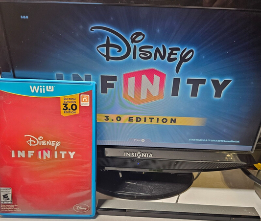 Disney Infinity: 3.0 Edition (Nintendo Wii U, 2015) Game Case Manual - Tested