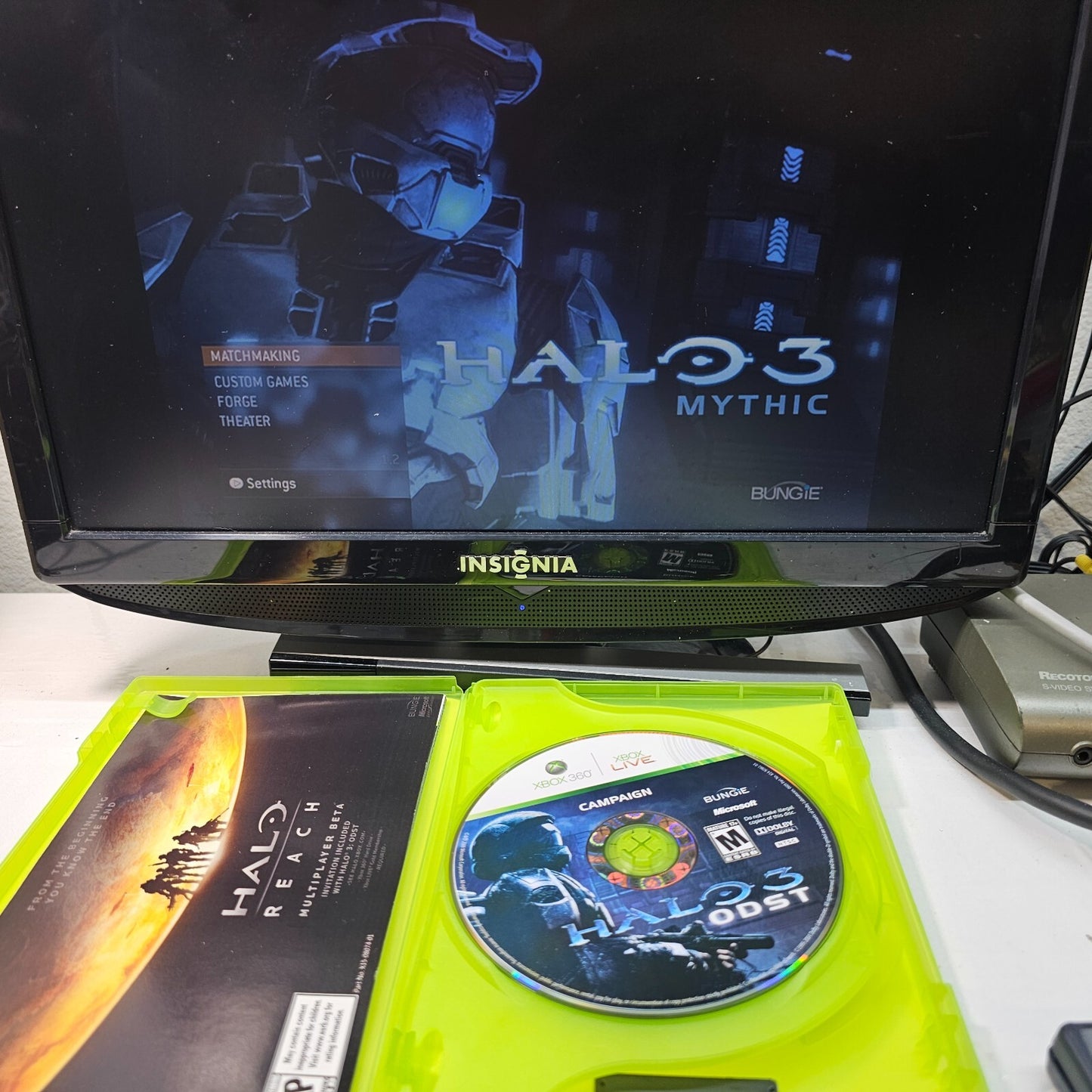 Halo 3: ODST (Microsoft Xbox 360, 2009) Game Discs Case Manual Insert - Tested