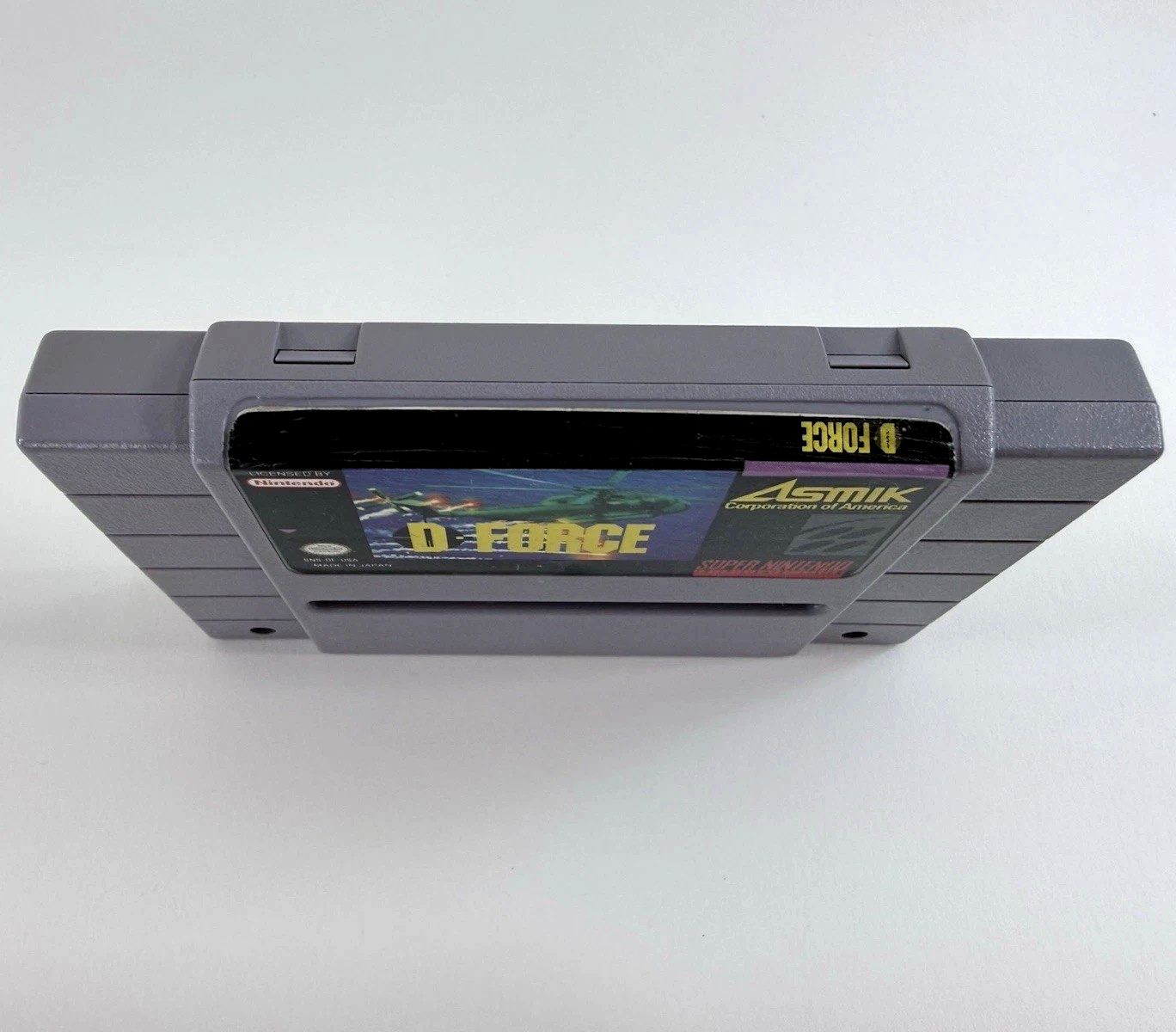 D-Force (Super Nintendo, 1991) Game Cartridge - Tested and Working