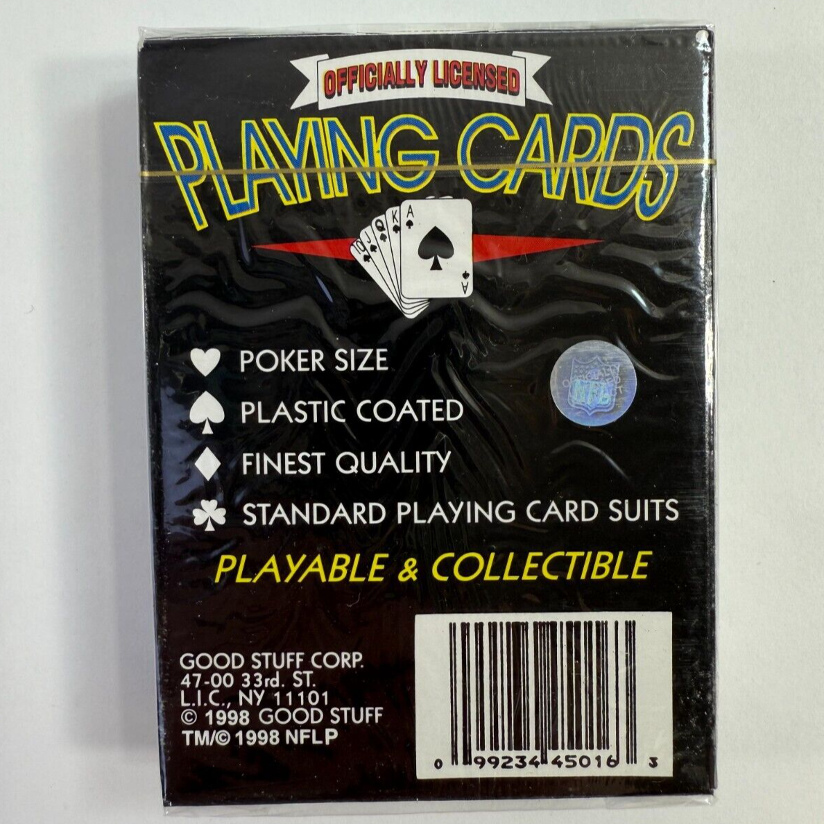 NFC Green Bay Packers Collectible Playing Cards (1998, Good Stuff ) New