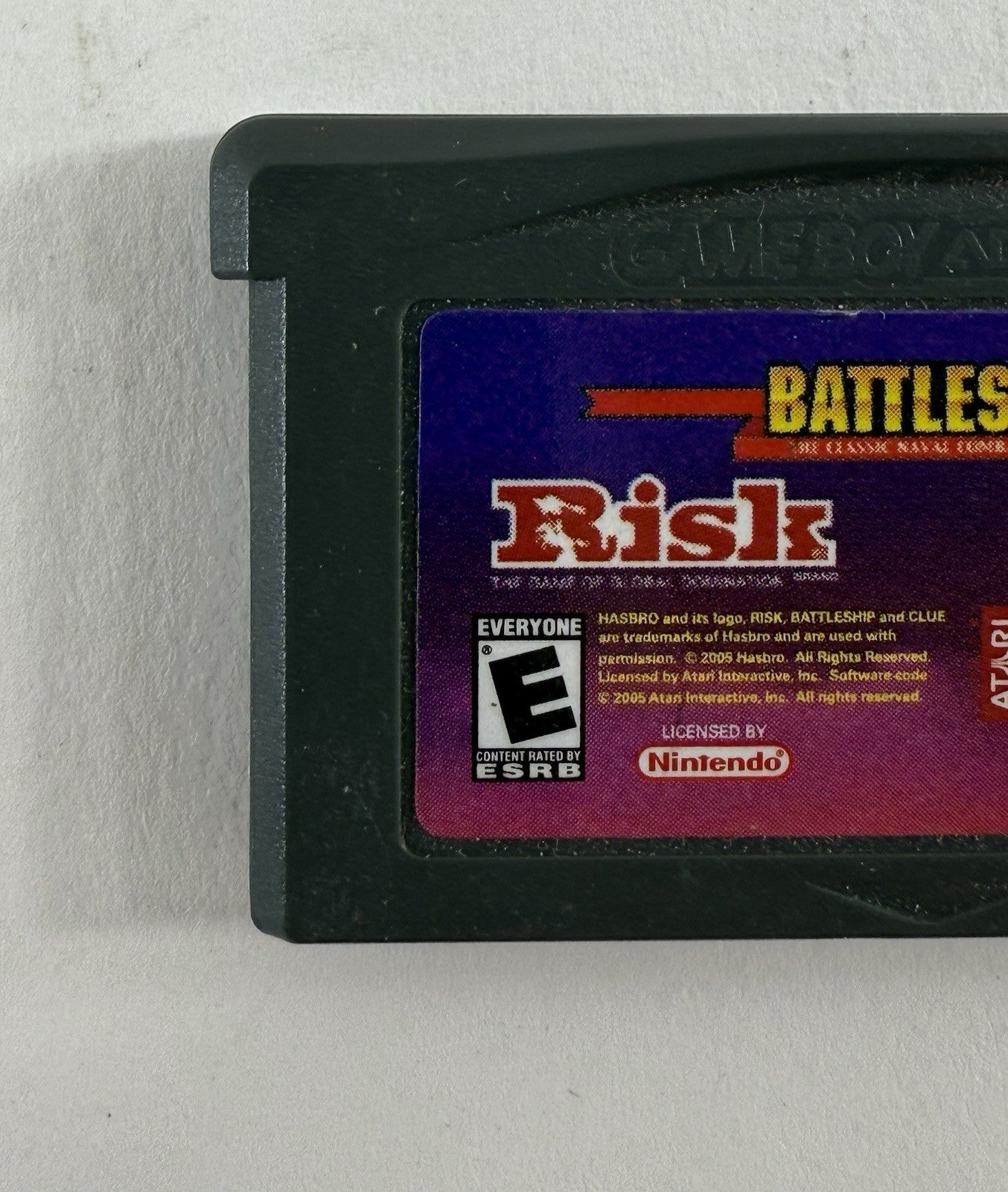 Battleship Risk Clue (GameBoy Advance, 2005) Game Cartridge - Tested