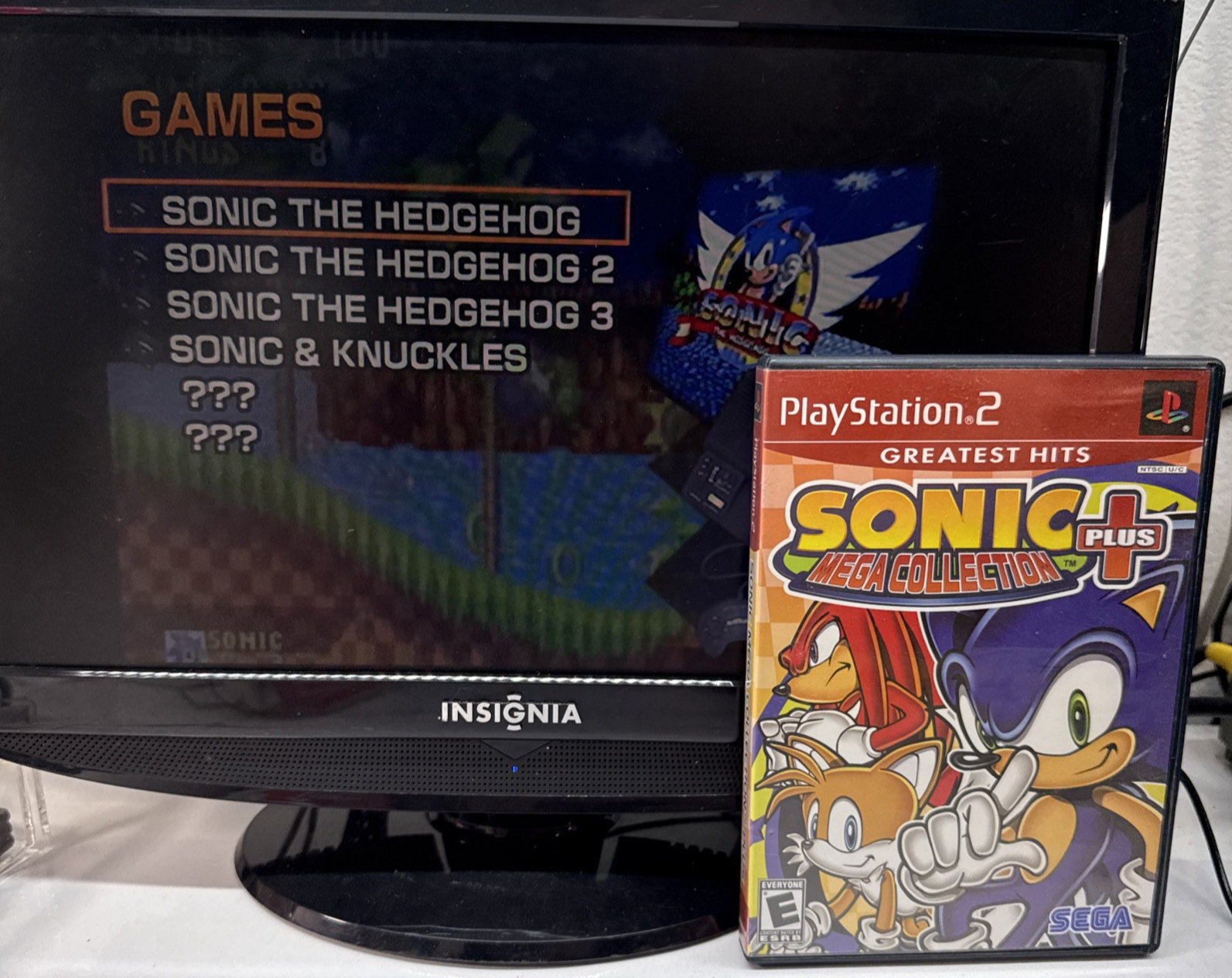 Sonic Mega Collection Plus (Sony PlayStation 2, 2004) Game Case Manual - Tested