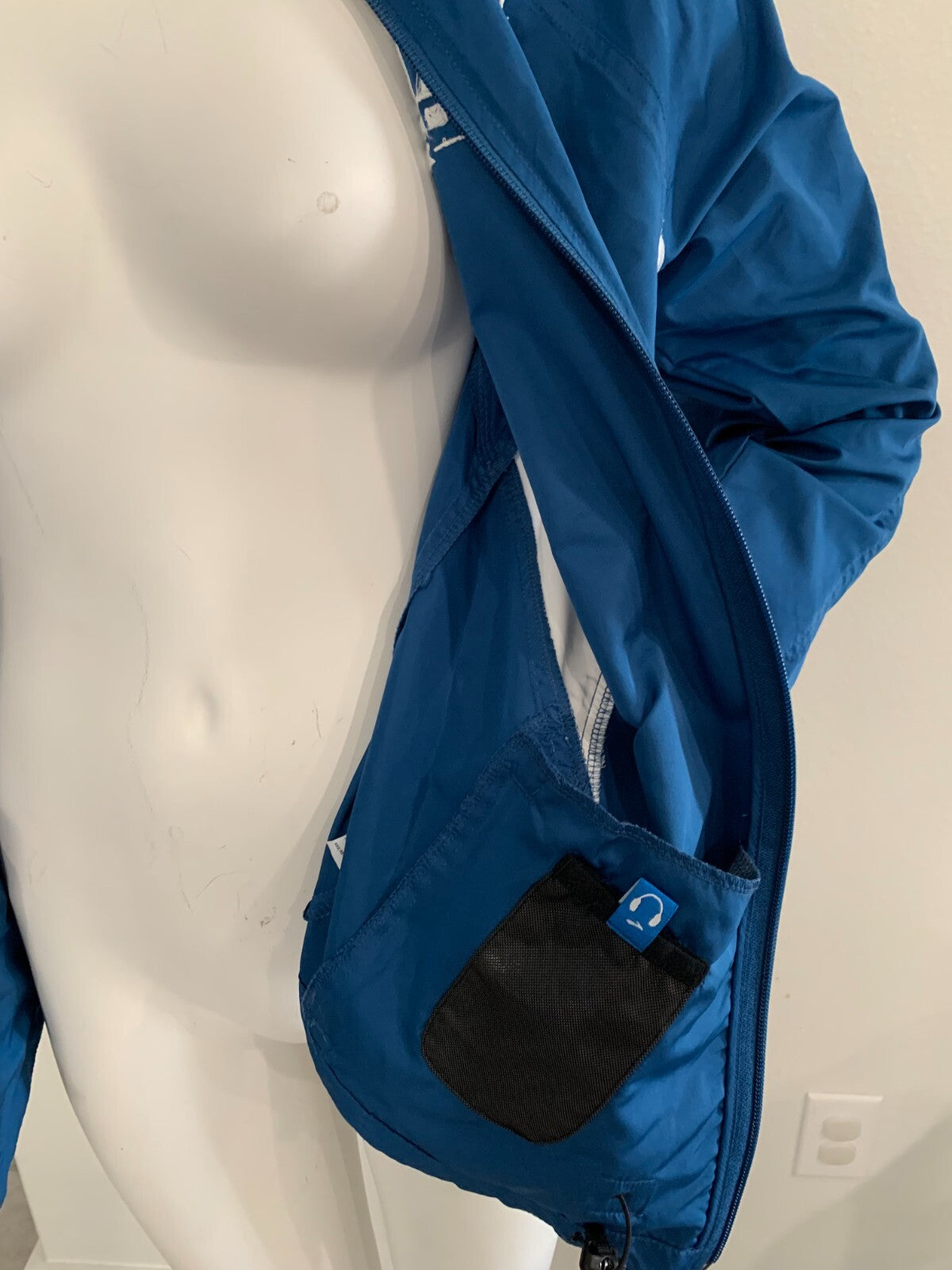 Brooks Rock 'n' Roll Dallas '12 Marathon Series Blue/White Jacket Adult S