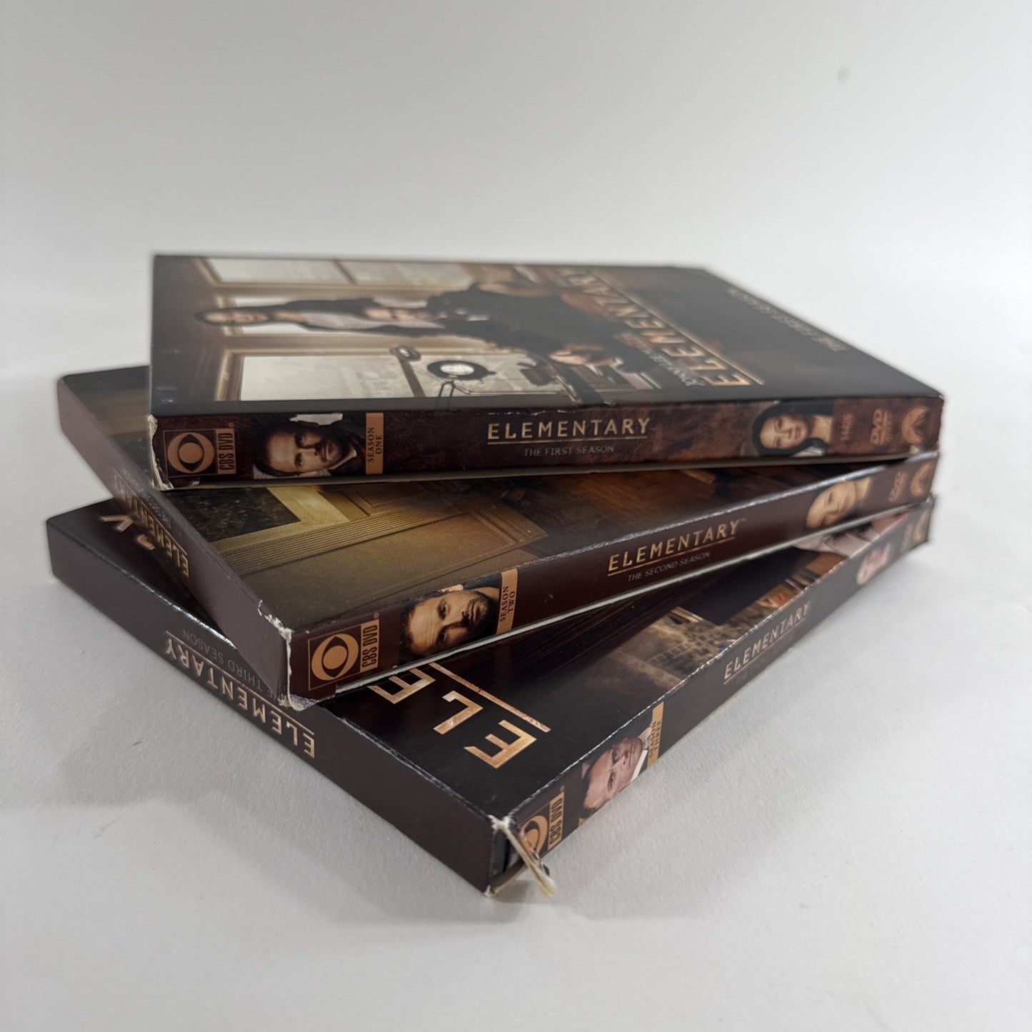 Elementary: Seasons 1-3 (DVD, 2015, 18-Disc Set) Tested and Working