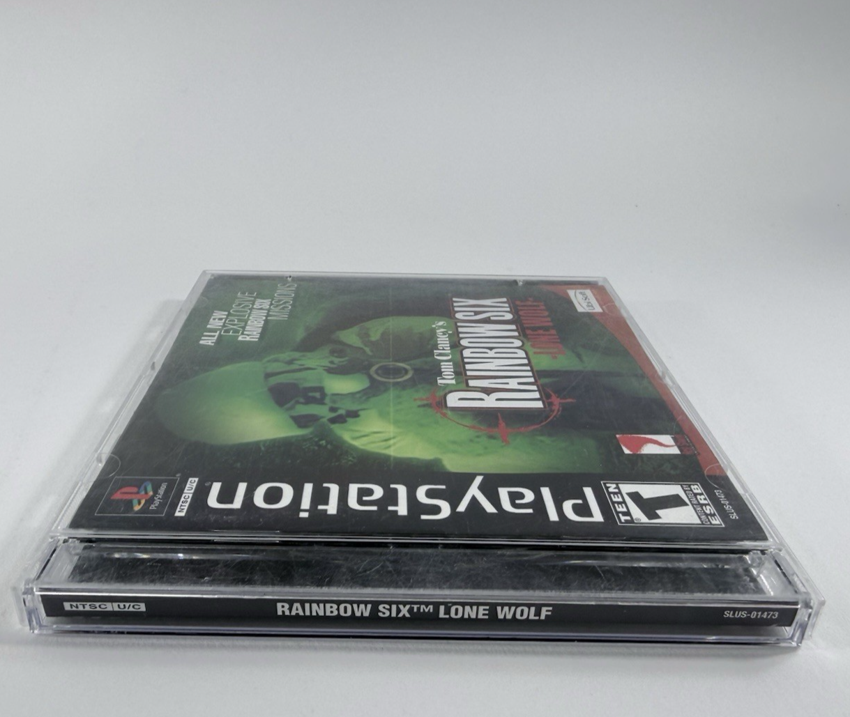 Tom Clancy's Rainbow Six: Lone Wolf (Sony PlayStation 1, 2002) Game Case Manual