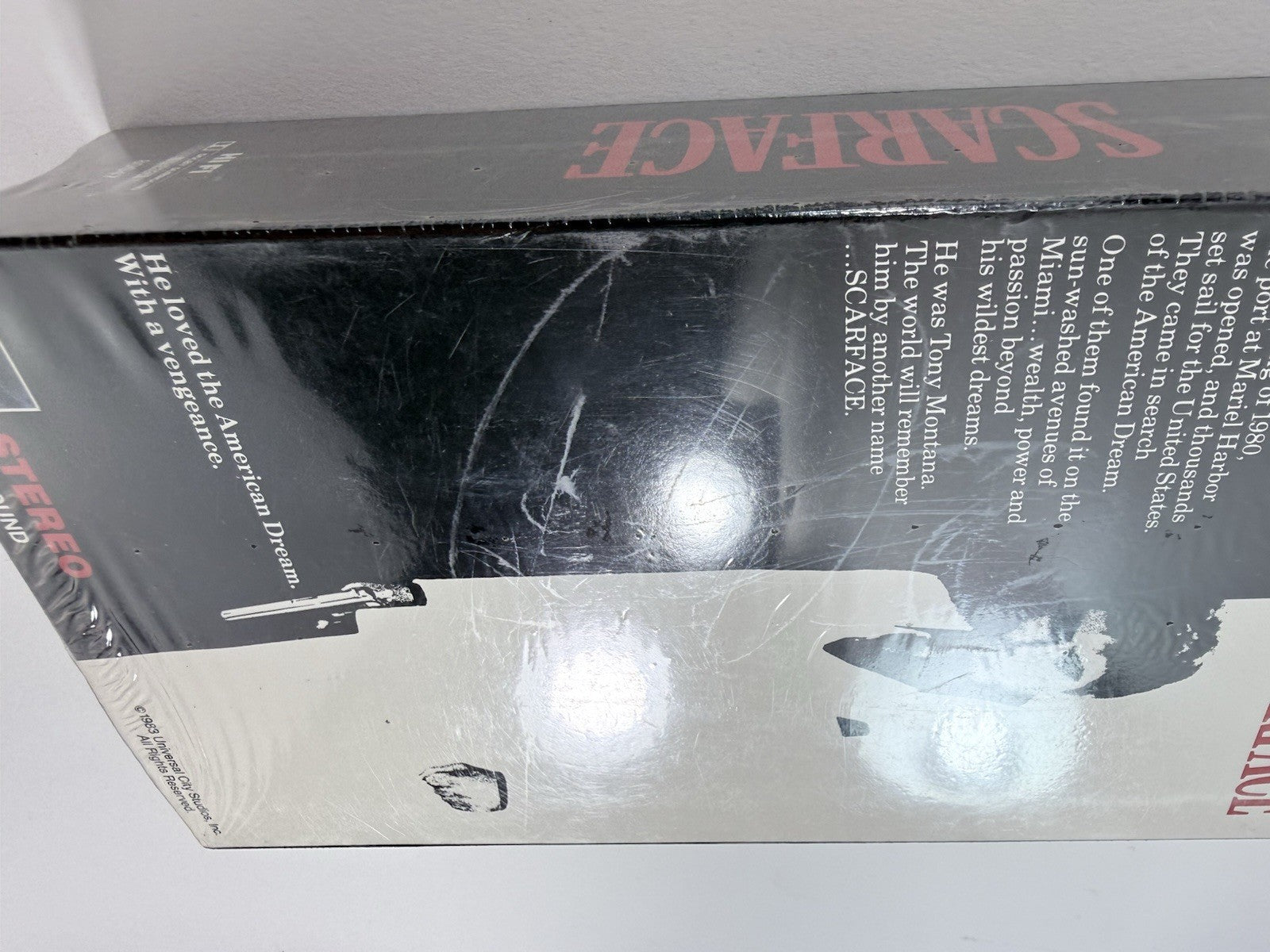 Scarface (VHS, 1990) New, Factory Sealed Two-Tape Set