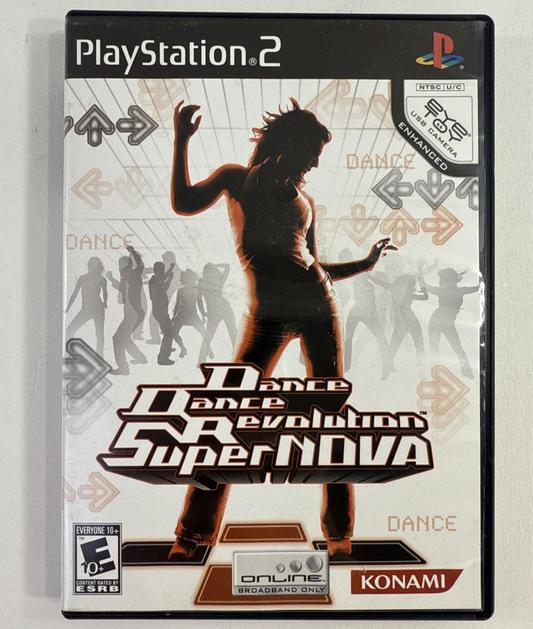 Dance Dance Revolution SuperNova (PlayStation 2, 2006) Game Case Manual - Tested