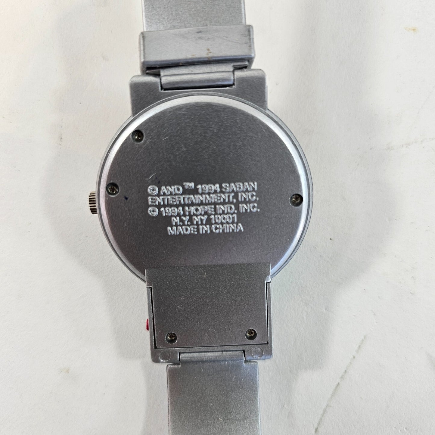 Saban 1994 Mighty Morphin' Power Rangers Red Ranger Watch and Collector Tin