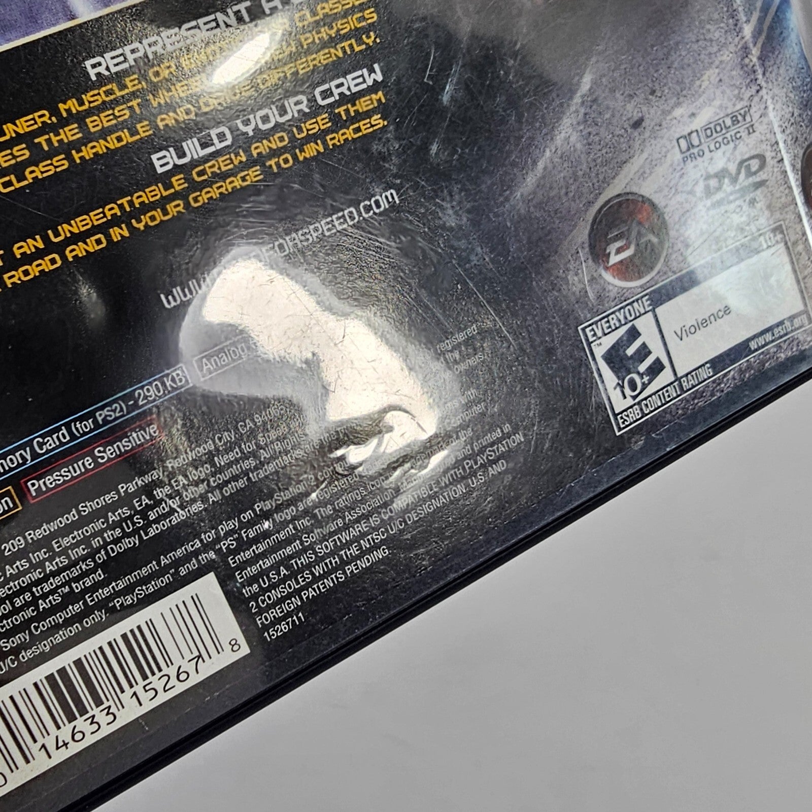 Need for Speed: Carbon (Sony PlayStation 2, 2006) Game Case Manual - Tested