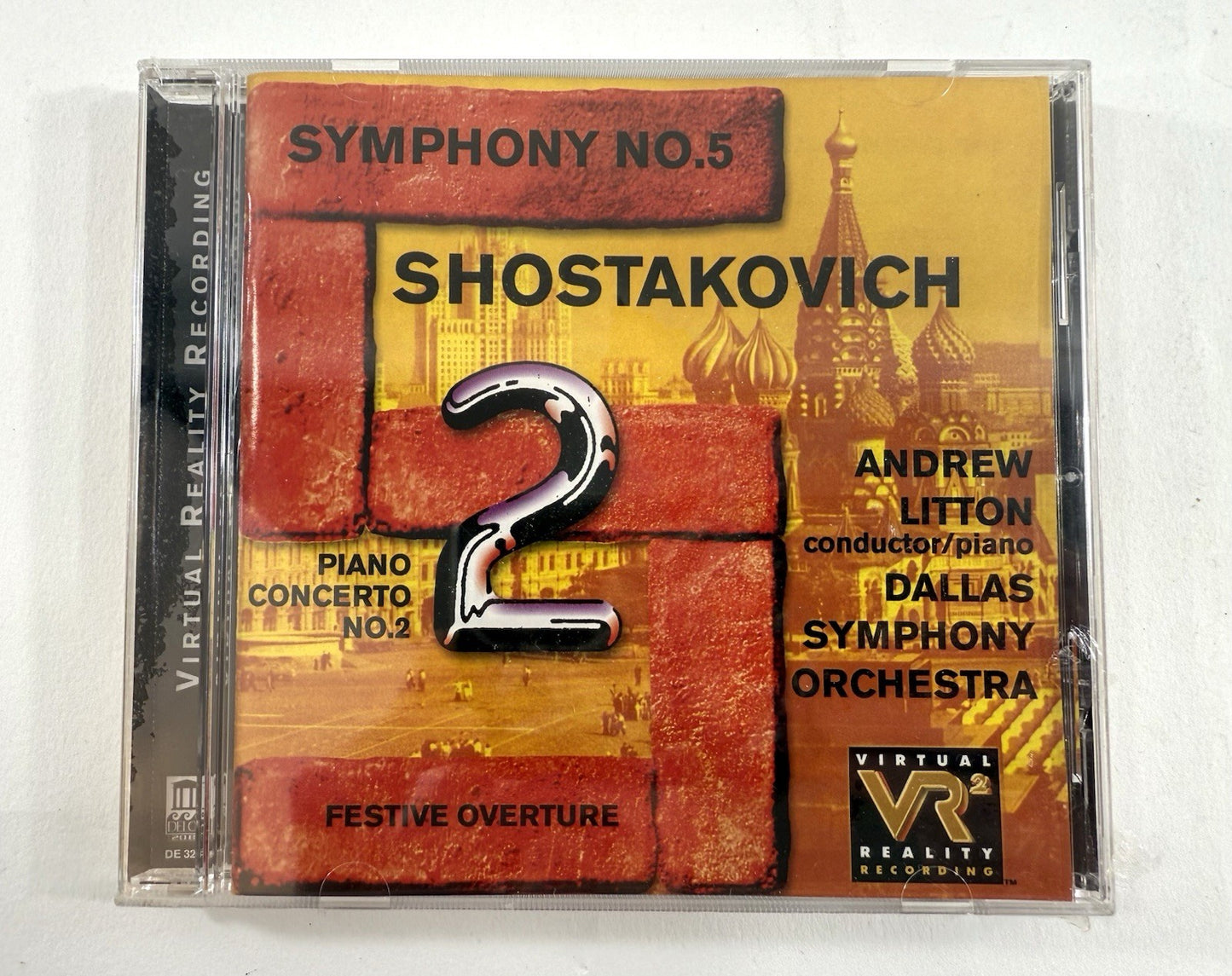 Symphony 5 / Piano Concerto 2 / Festive Overture by Shostakovich (CD, 1999) New