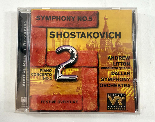 Symphony 5 / Piano Concerto 2 / Festive Overture by Shostakovich (CD, 1999) New