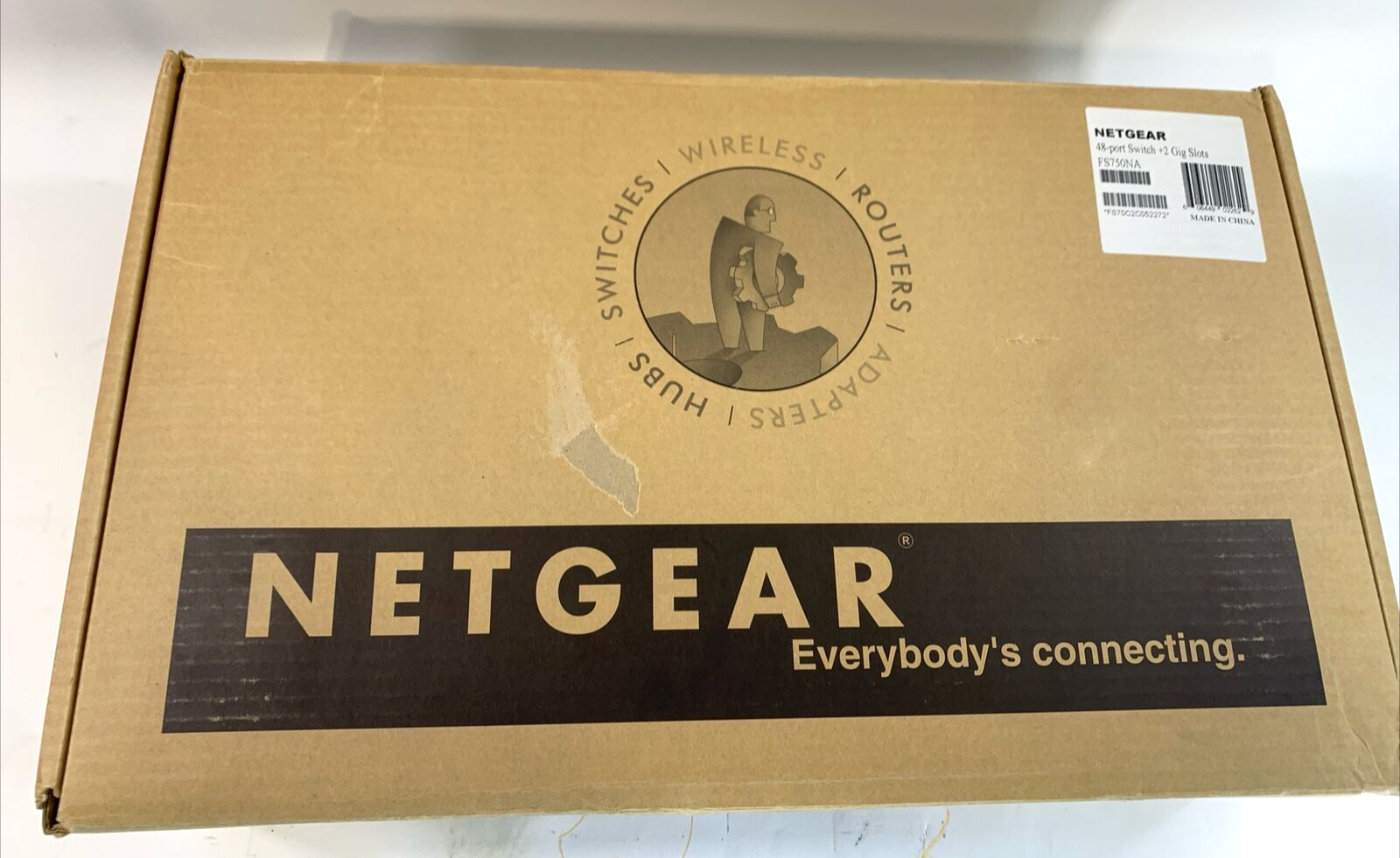 Netgear FS750NA -  48-Port Switch - 2 Gig Slots - New, Open Box