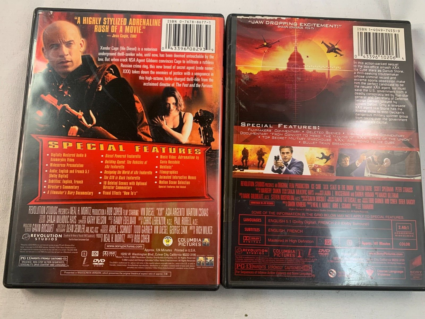 xXx (DVD bundle) xXx: State of the Union - Tested and Working - Special Edition