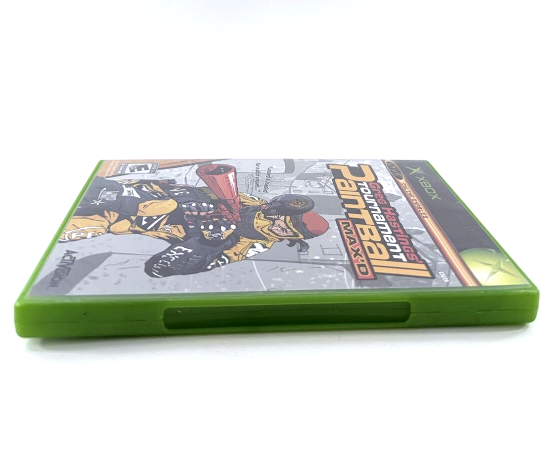Greg Hastings' Tournament Paintball Max'd (Xbox, 2005) Game, Case, Manual, Reg.
