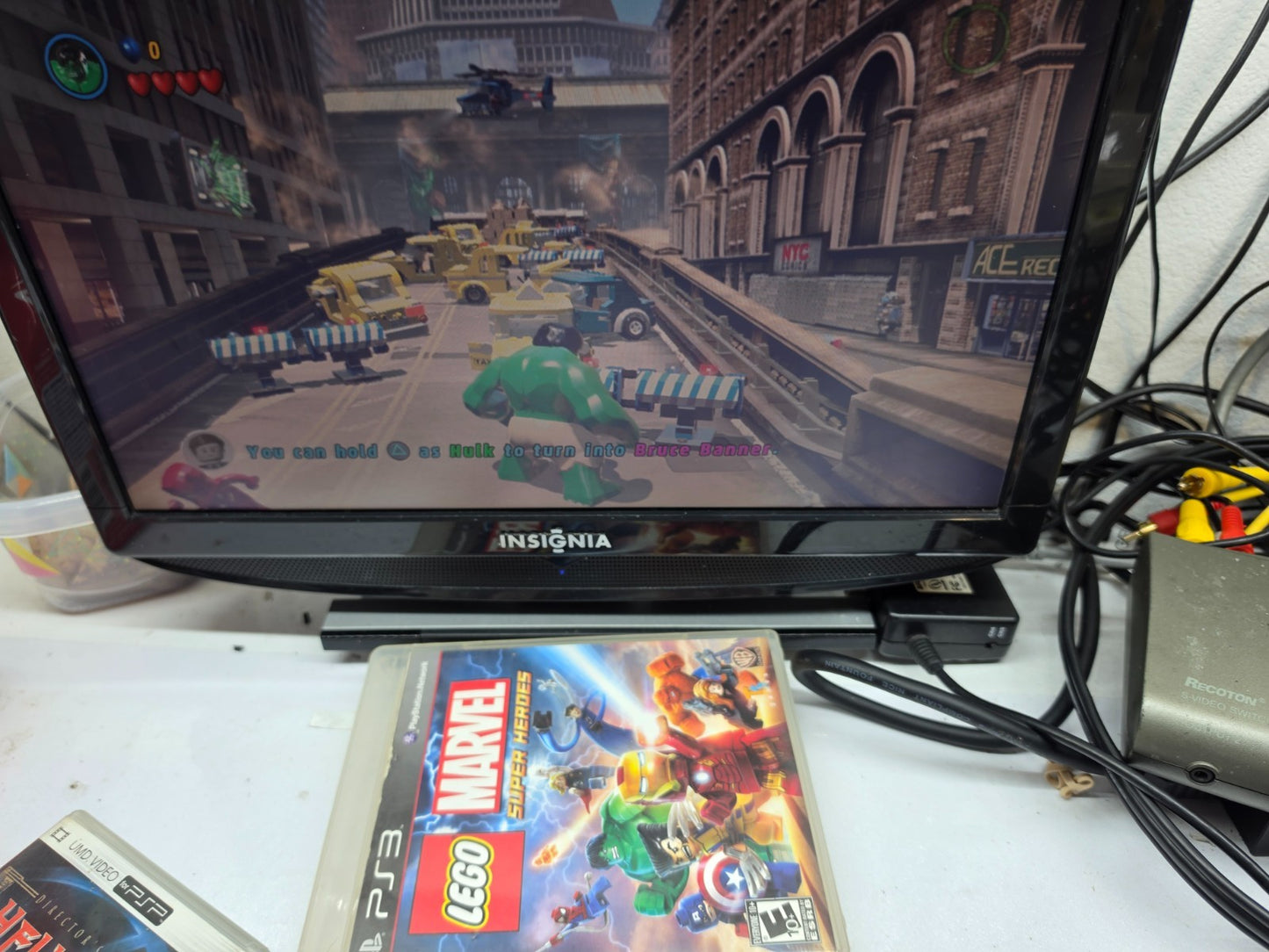 LEGO Marvel Super Heroes (Sony PlayStation 3, 2013) Game, Case, Manual - Tested