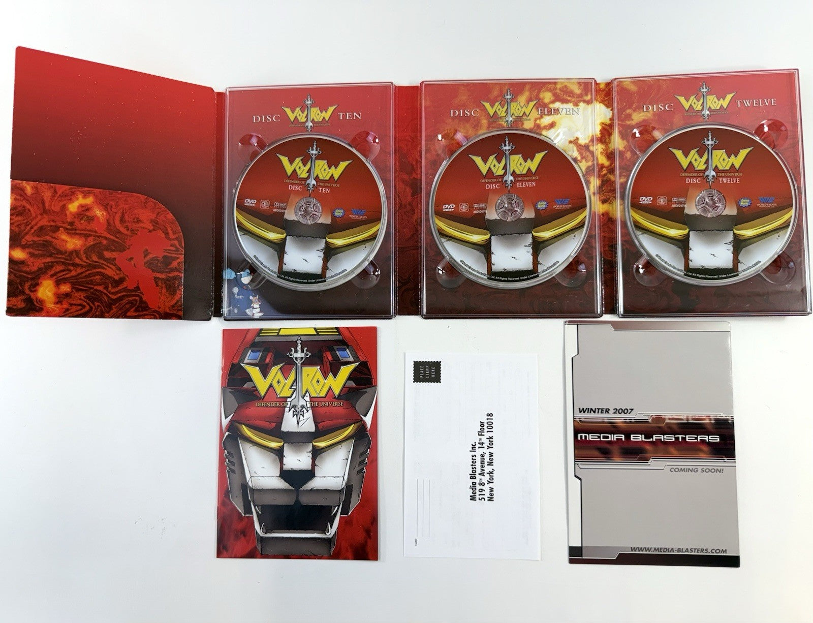 Voltron Defender of the Universe: Collection Four - Red Lion (DVD, 2007)