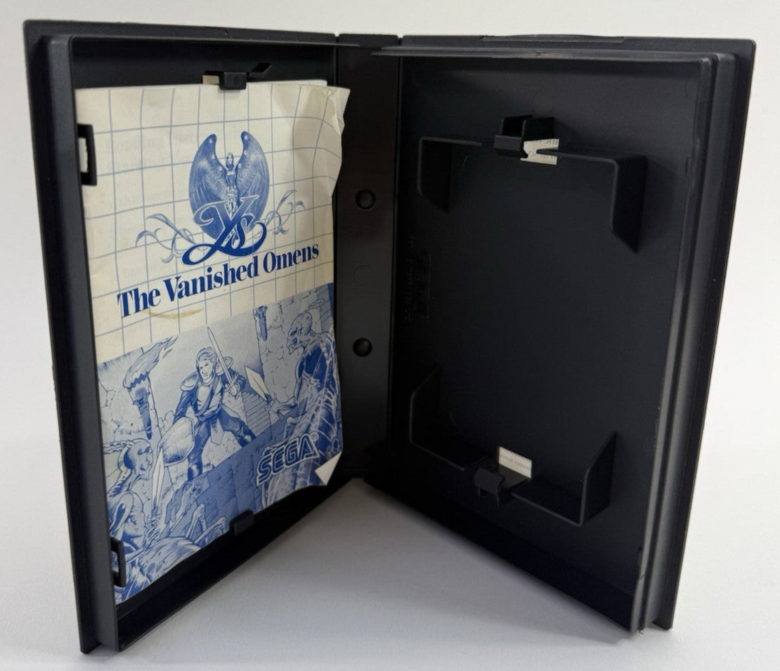 YS: The Vanished Omens (Sega Master System, 1988) Case And Manual Only - No Game