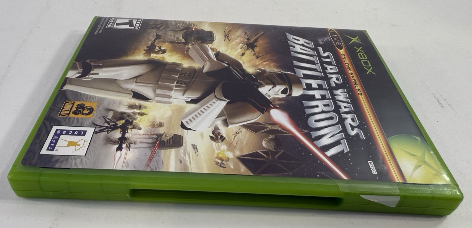 Star Wars: Battlefront (Microsoft Xbox, 2004) Game Case Manual - Tested