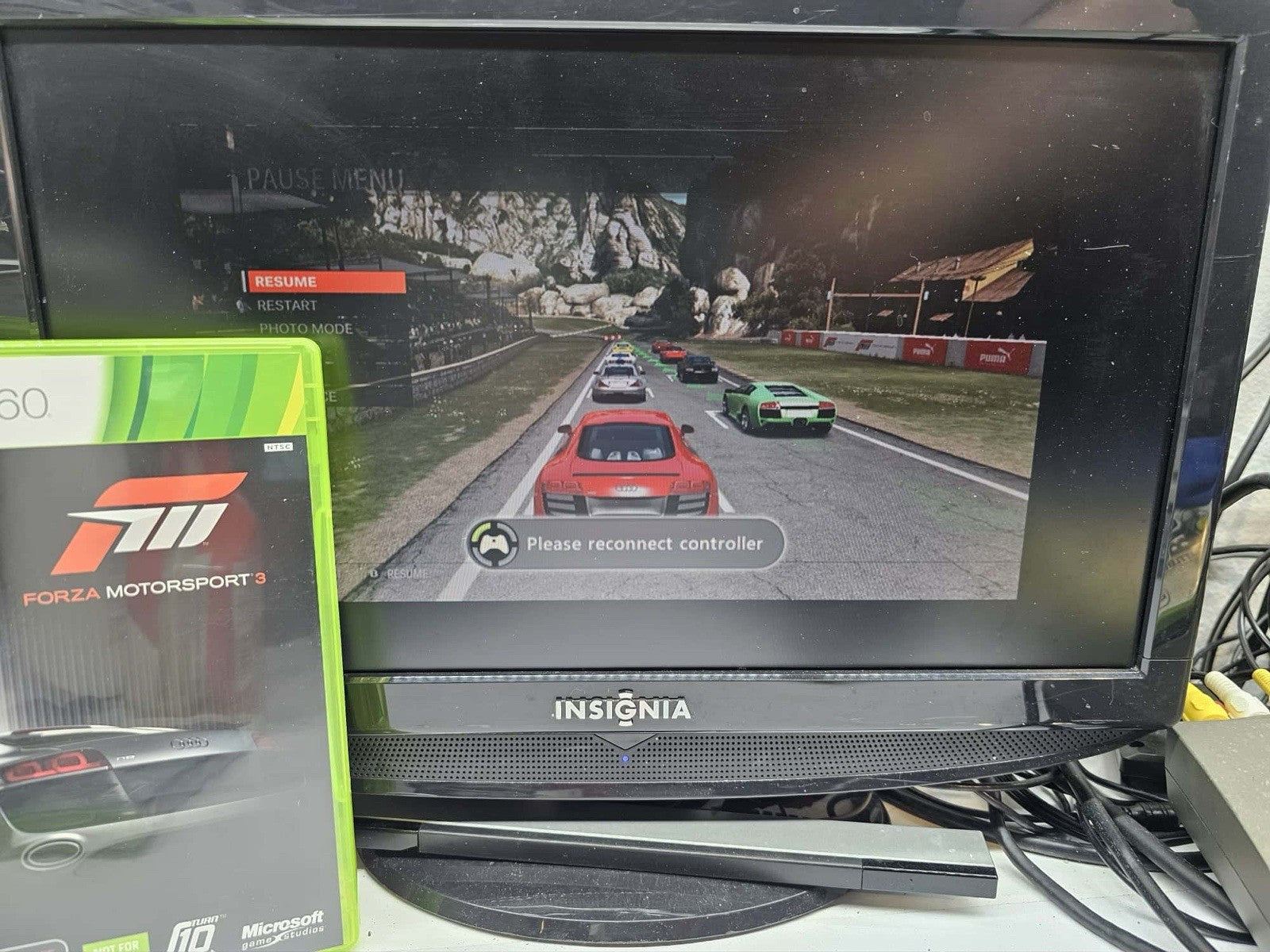 Forza Motorsport 3 (Microsoft Xbox 360, 2009) Game Case Manual Insert - Tested