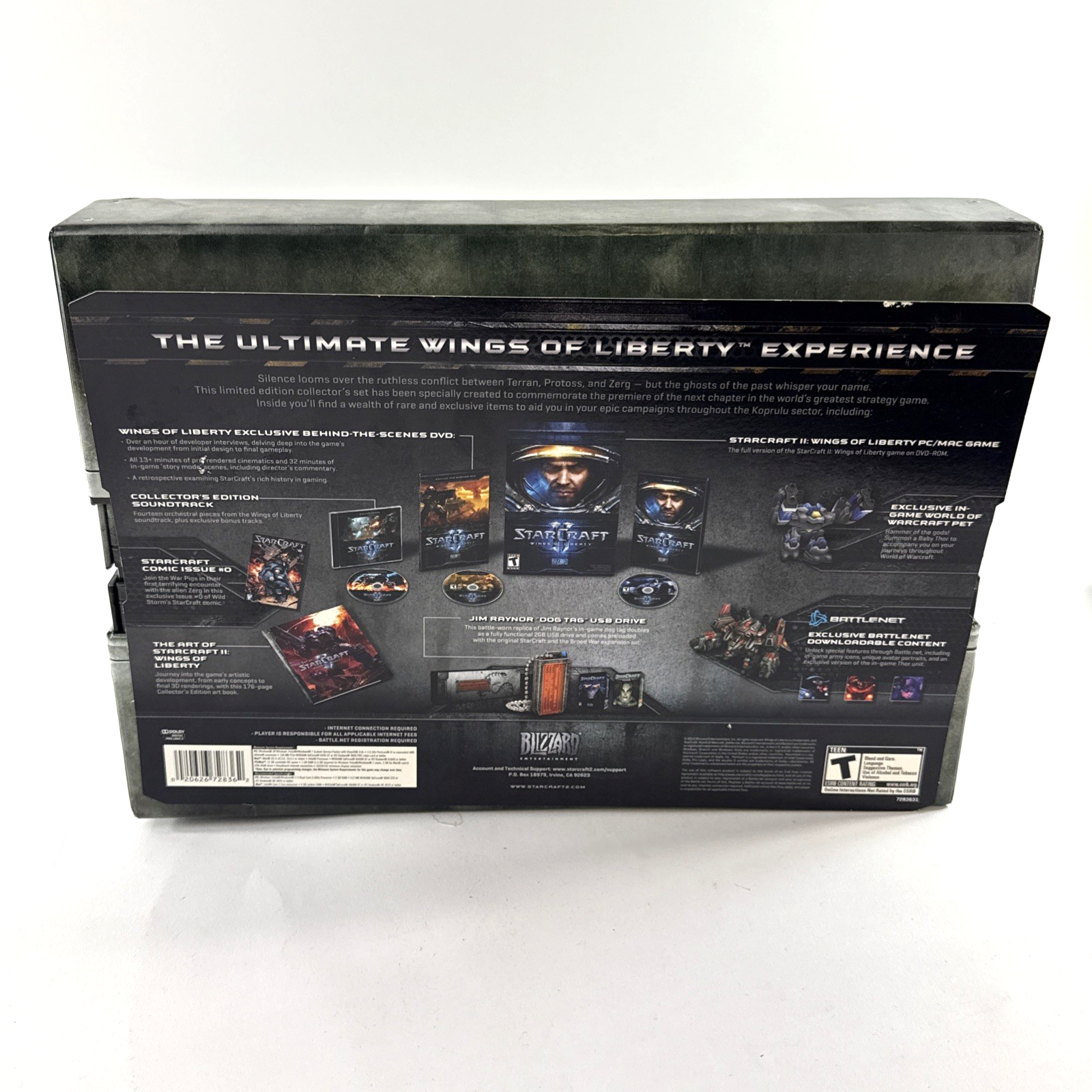 StarCraft II: Wings of Liberty -- Collector's Edition (Windows/Mac PC) Complete