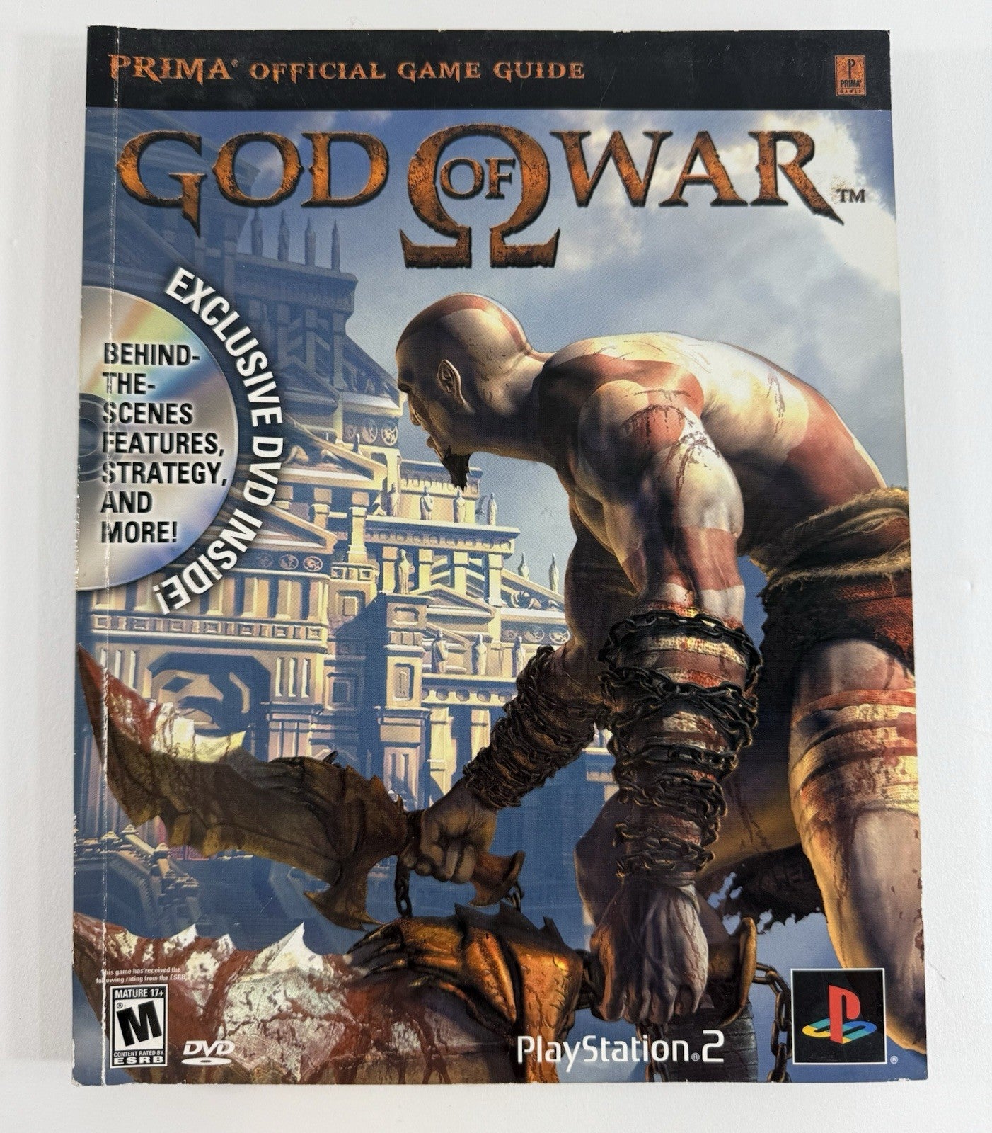 God of War : Prima Official Game Guide with DVD (2005, Prima)