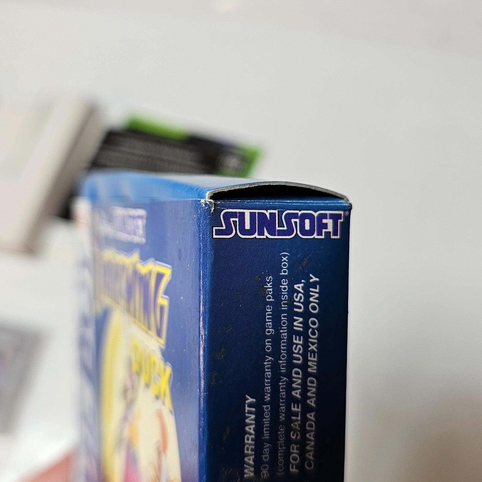 Darkwing Duck (Nintendo Gameboy, 1993) Game Box Manual Inserts CIB Complete 