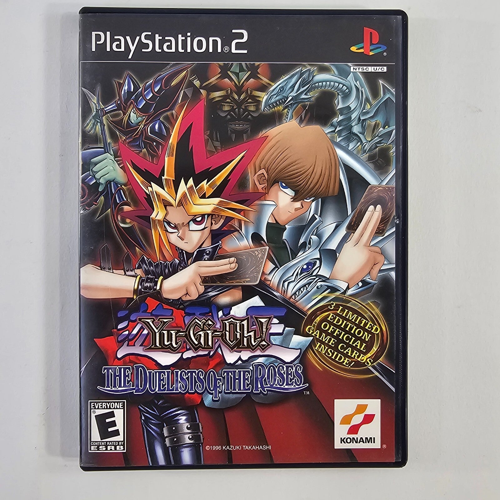 Yu-Gi-Oh! The Duelists of the Roses (PlayStation 2, 2003) Game Case Manual