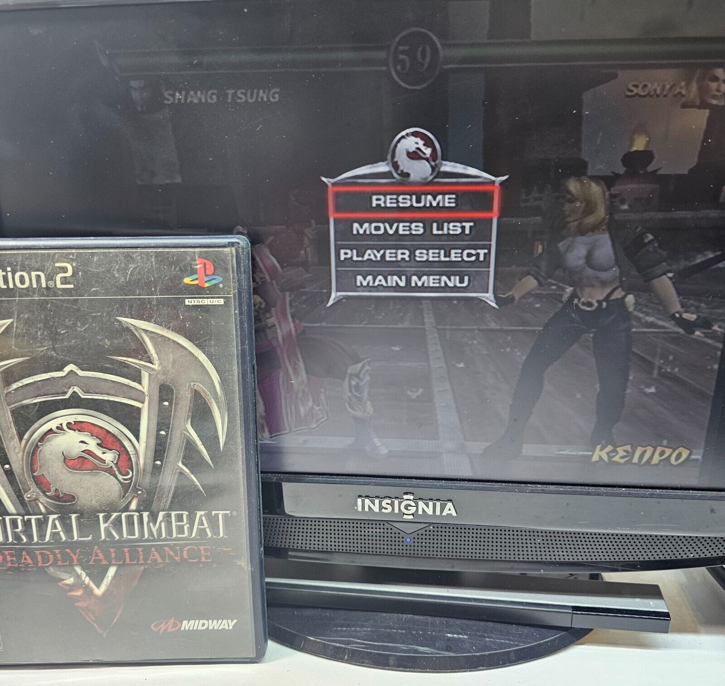 Mortal Kombat: Deadly Alliance (Sony PlayStation 2, 2002) Game and Case - Tested