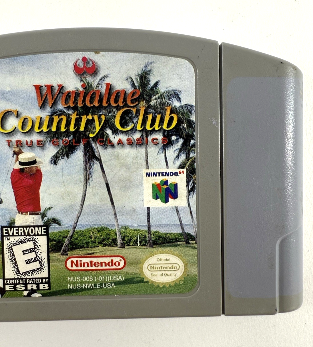 True Golf Classics: Waialae Country Club (Nintendo 64, 1998) Game Cartridge