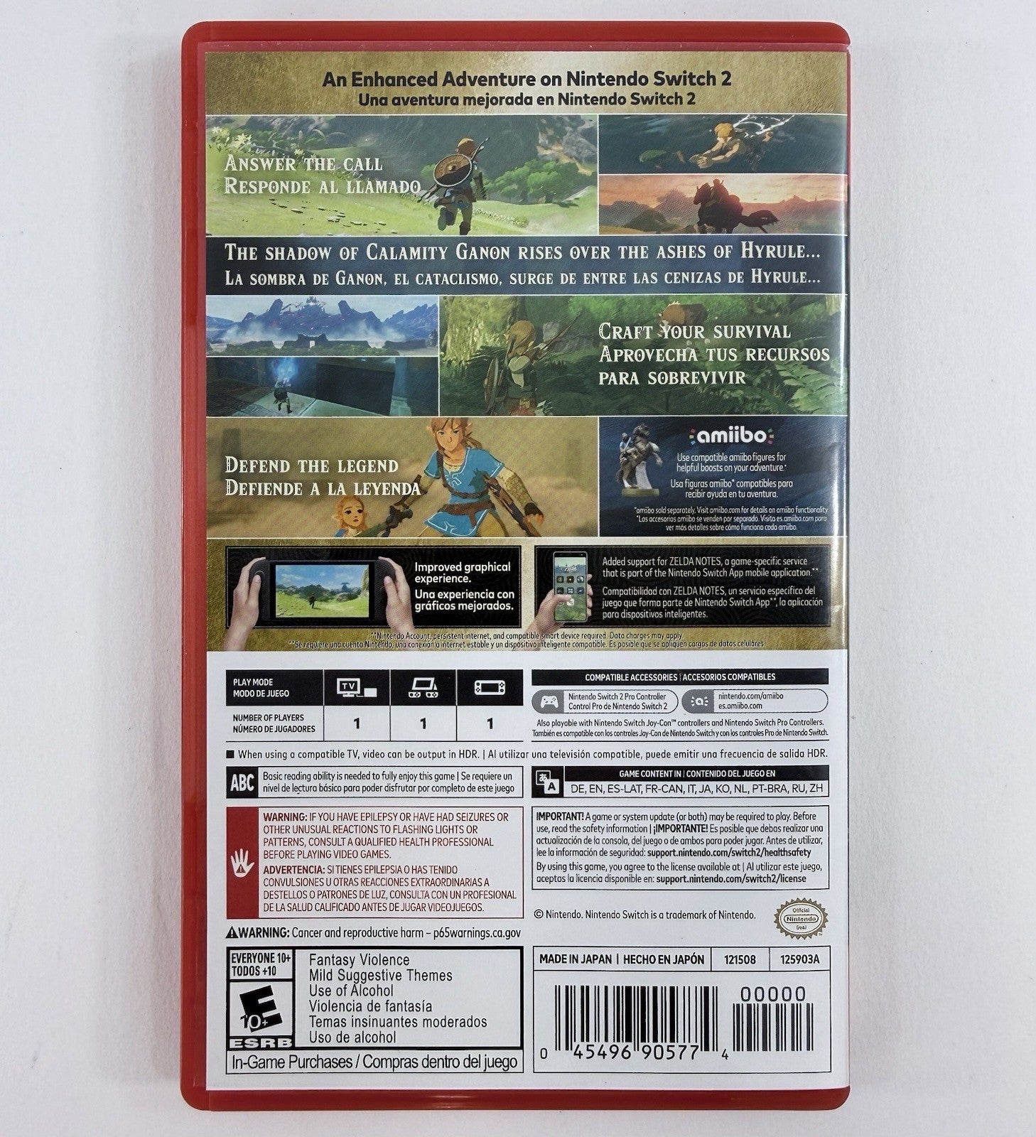 The Legend Of Zelda: Breath Of The Wild - Nintendo Switch 2 Edition - Tested