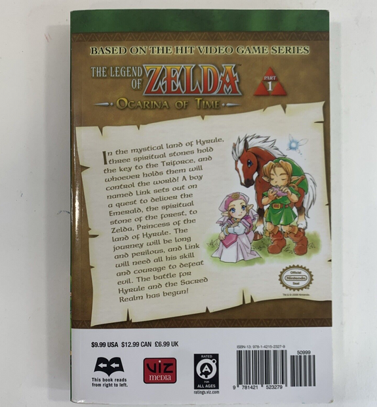 The Legend of Zelda Ocarina of Time #1 (Paperback, 2015) Perfect Square Edition