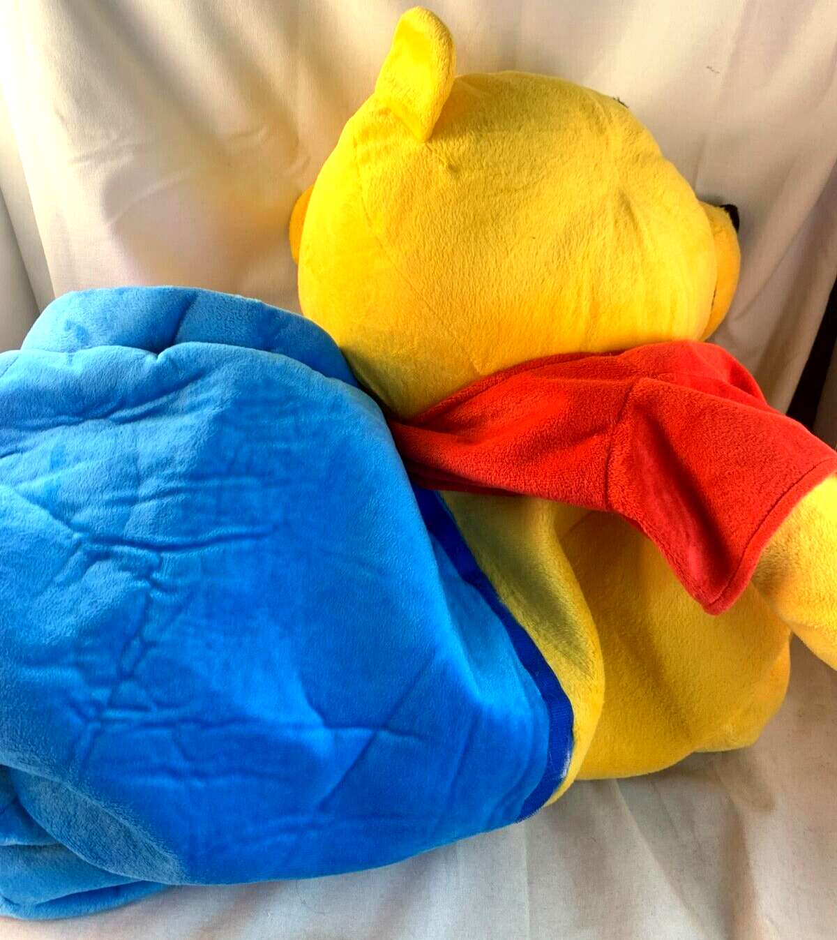 Disney Parks Winnie The Pooh And The Honey Pot 16" Large Reversible Plush