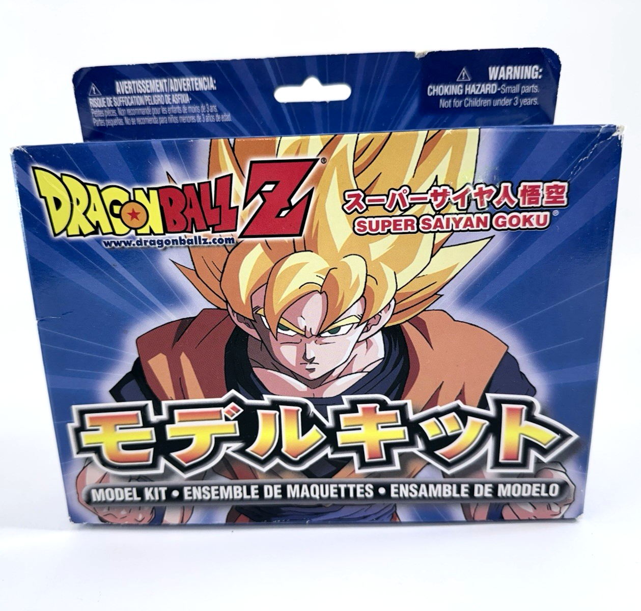 Irwin Toys 2000 Dragon Ball Z Super Saiyan Goku Action Figure Model Kit - New