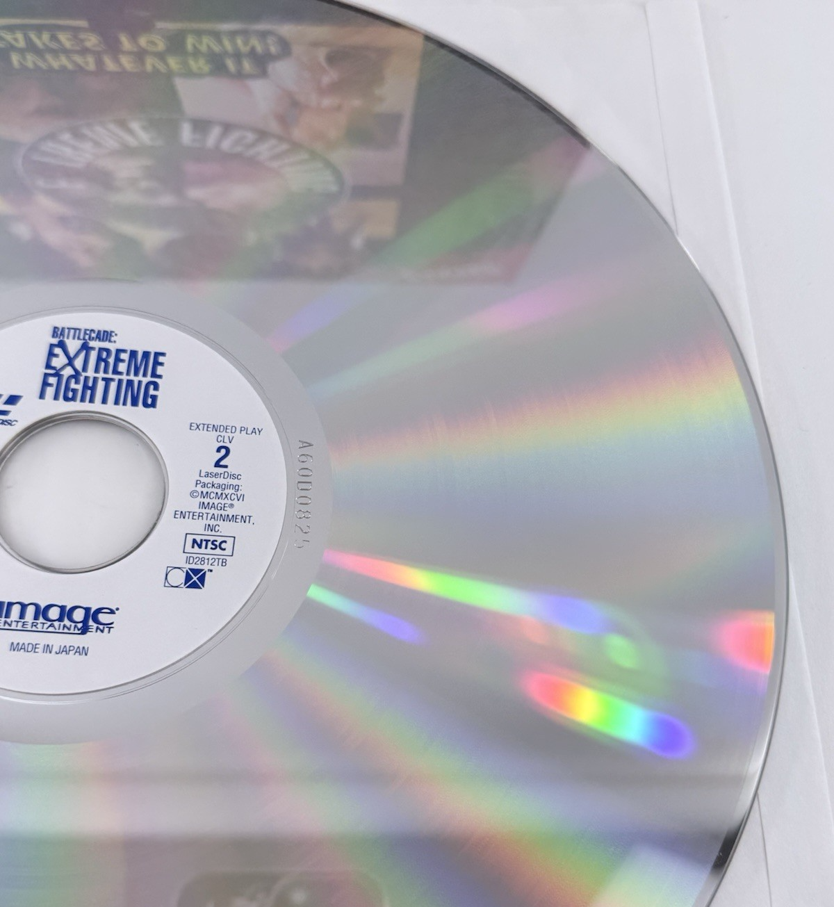 Battlecade Extreme Fighting (Laserdisc, 1995) Extended Play - Tested and Working