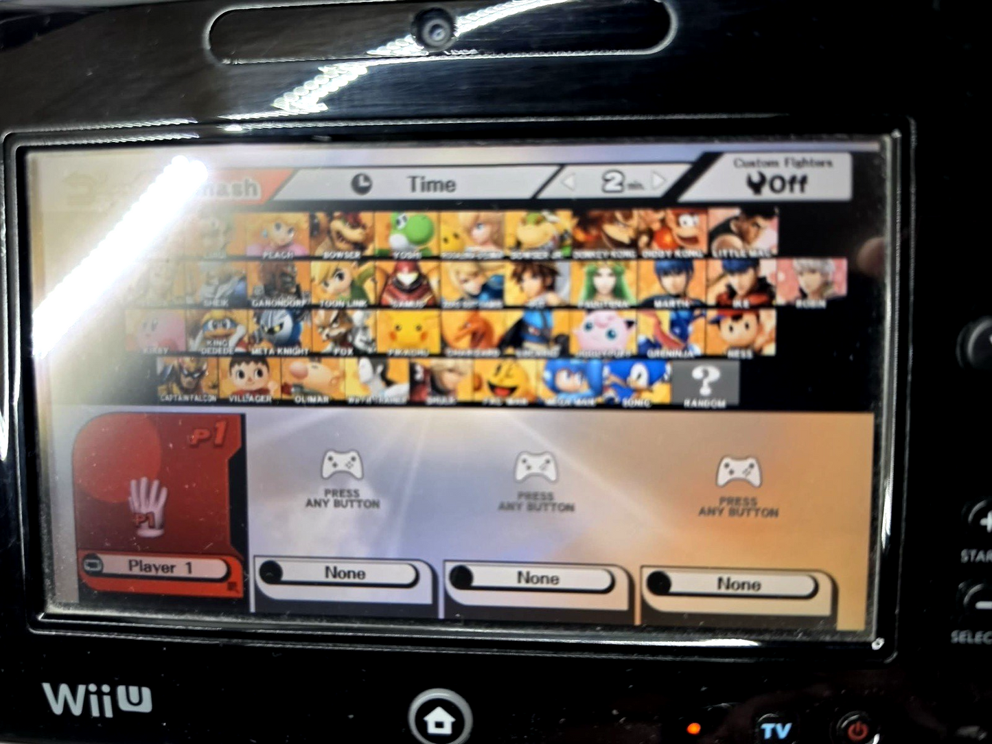 Super Smash Bros. (Wii U, 2014) Game Case & Manual - Tested And Working